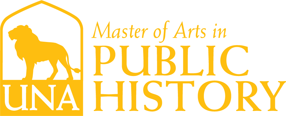 Public History, M.A. Dept Merchandise Logo in Gold